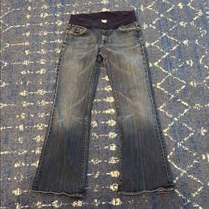 7 For All Mankind Maternity Blue Women's Jeans